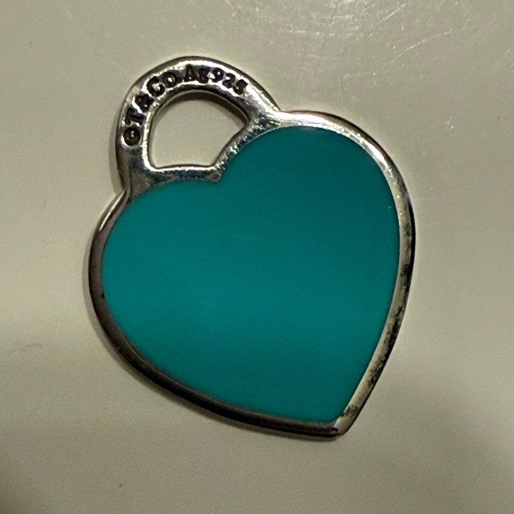 Tiffany & Co. Silver Heart Tag Necklace - Picture 10 of 12